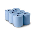 120m Samson 2ply Centrefeed Blue Roll (165mm)