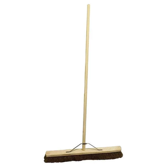 36” Coco Soft Wooden Sweeping Broom Complete
