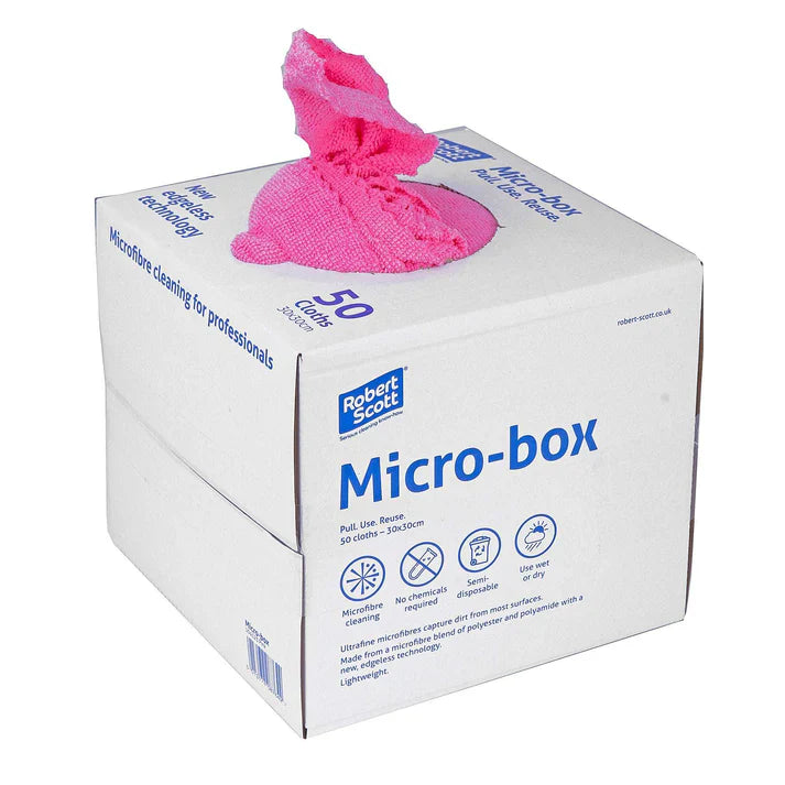 Micro-box Microfibre Cloth Red
