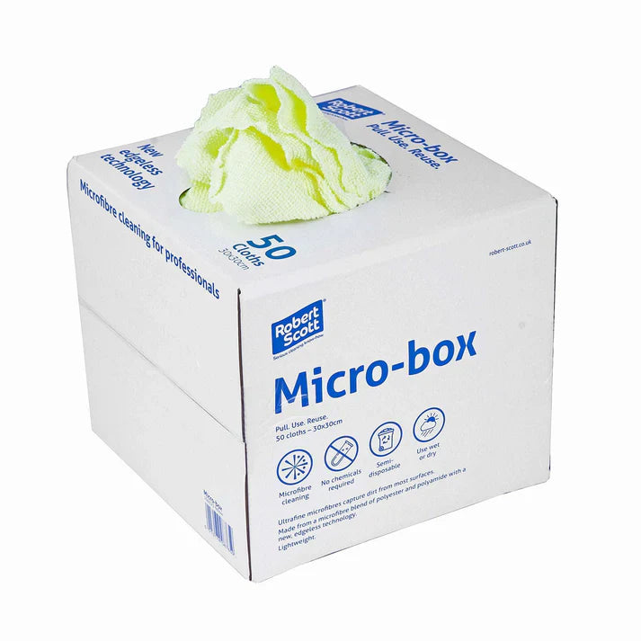 Micro-box Microfibre Cloth Yellow