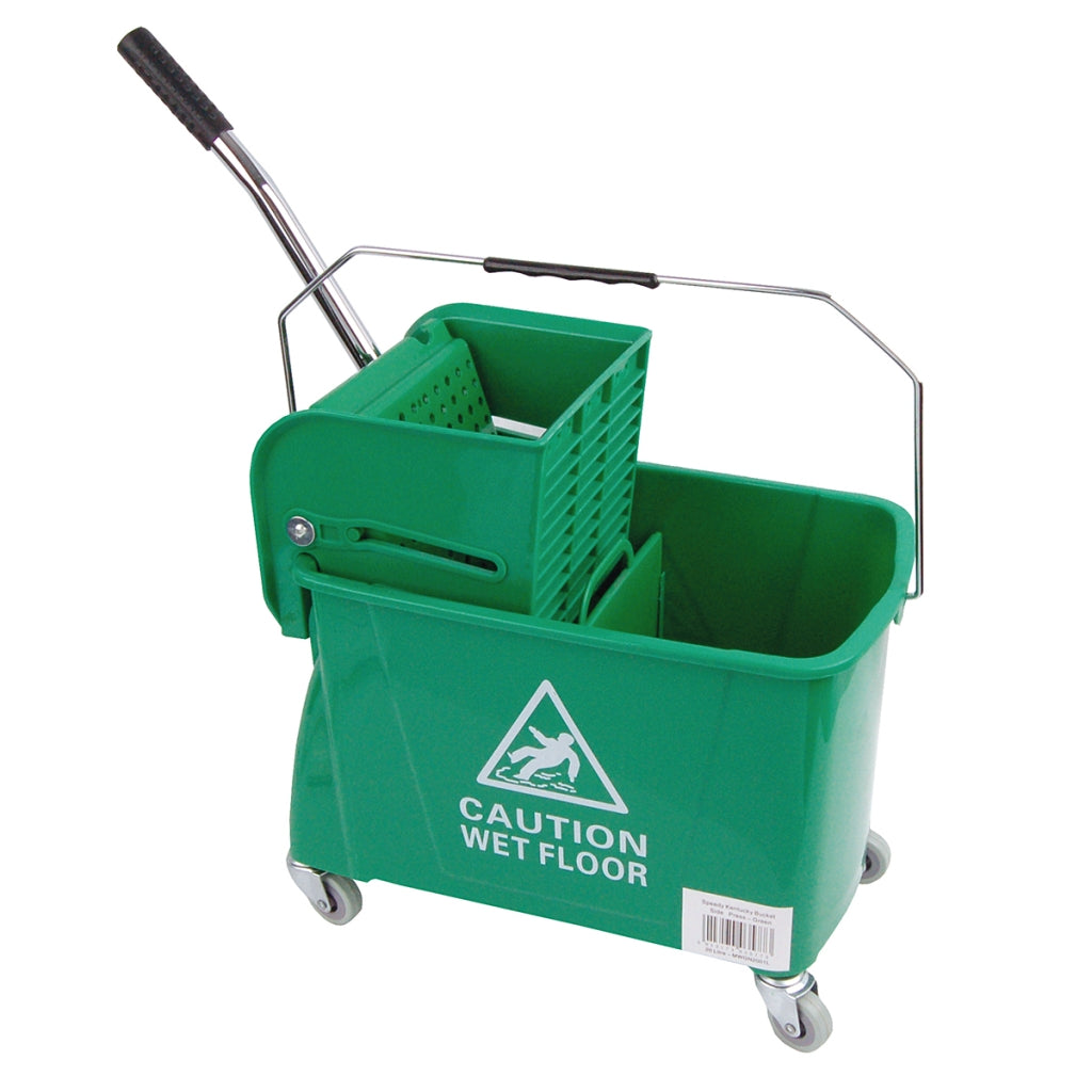 Green Microspeedy Bucket & Wringer 20L