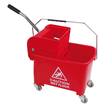 Red Microspeedy Bucket & Wringer 20L