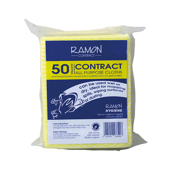 Contract All Purpose Cloths Yellow