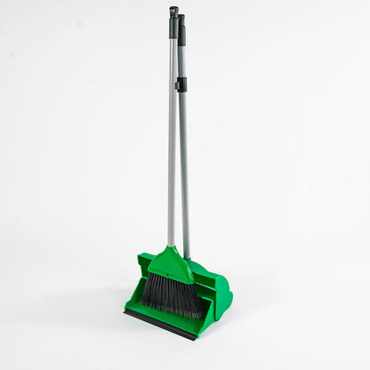 Contract Lobby Dustpan & Brush Green