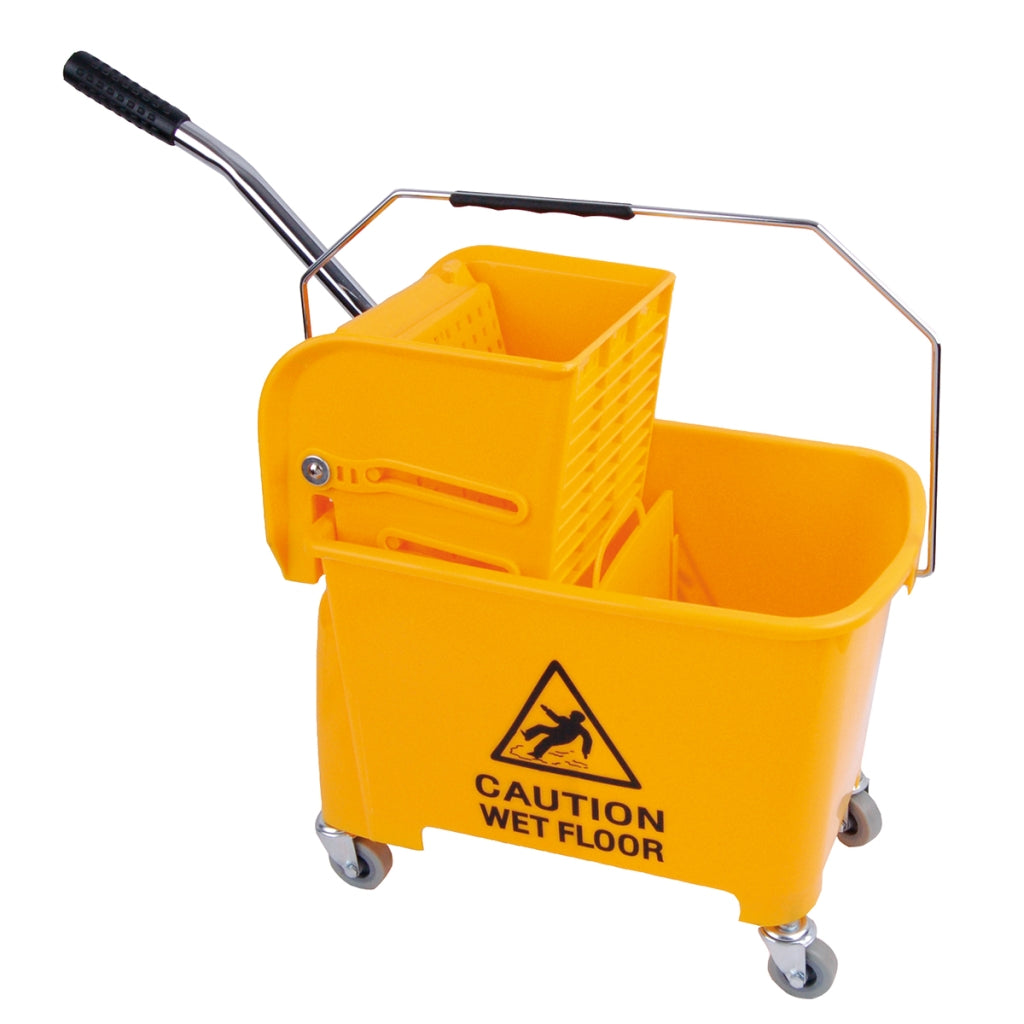 Yellow Microspeedy Bucket & Wringer 20L