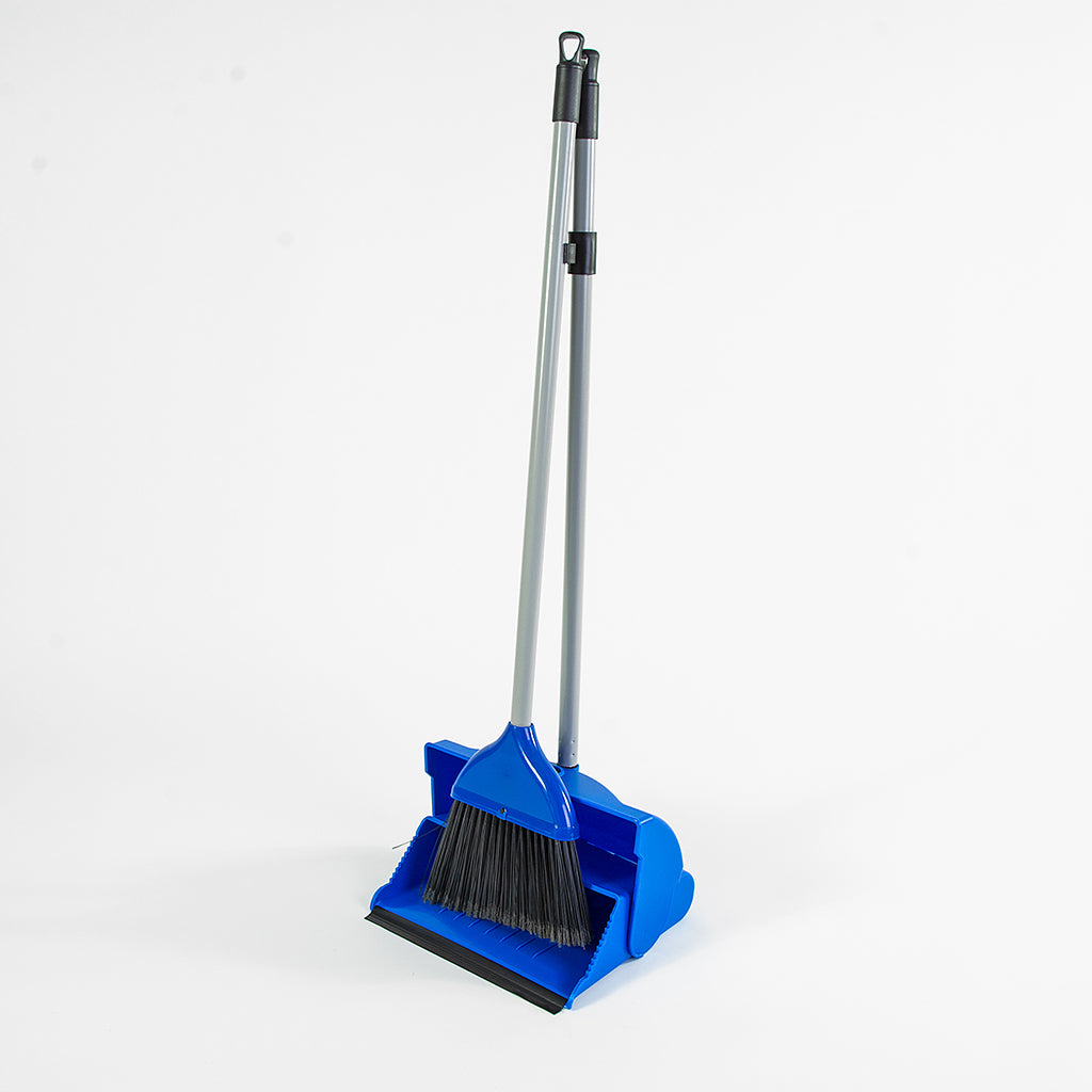 Contract Lobby Dustpan & Brush Blue