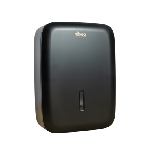 Tiboo - System X - XL Z-Fold Hand Towel Dispenser - BLACK