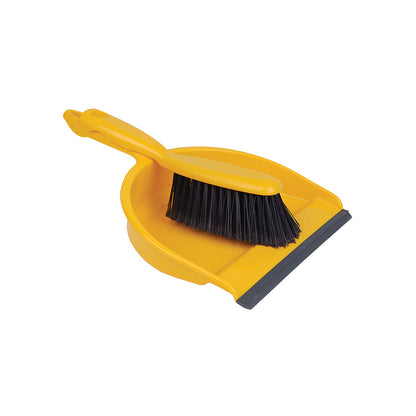Dustpan & Brush Pro Soft Yellow