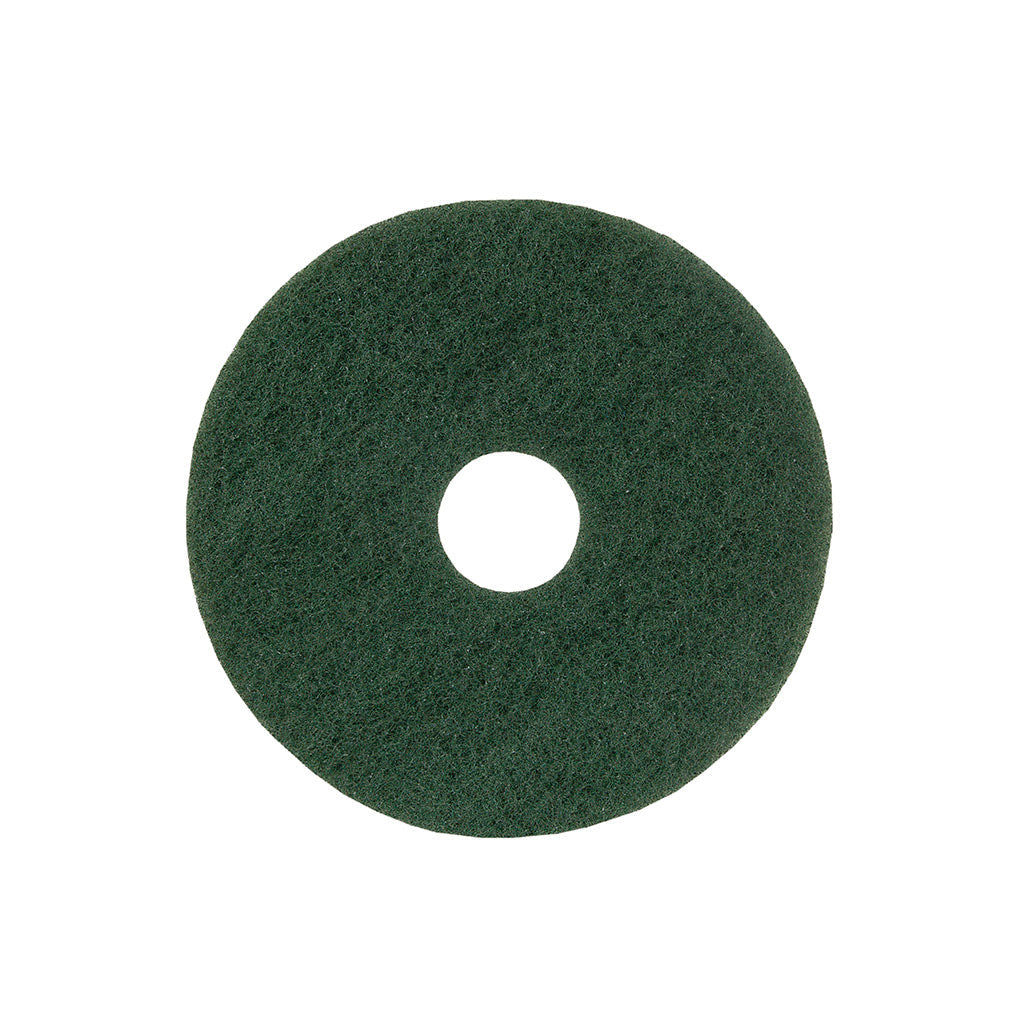 Green 17 inch floor pads box of 5