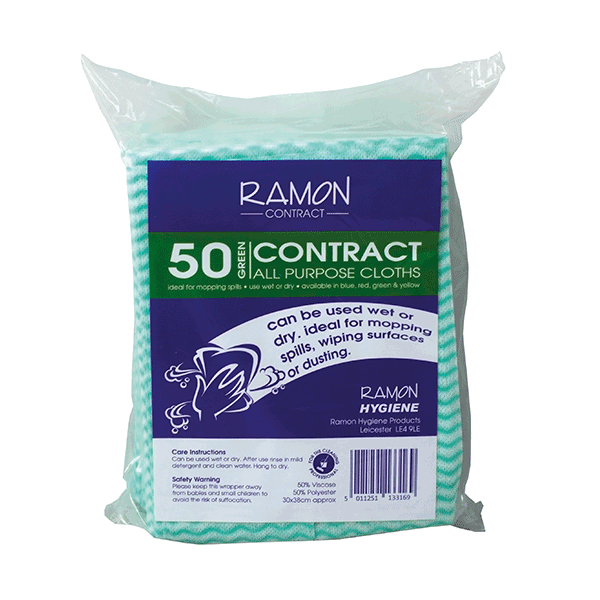 Contract All Purpose Cloths Green