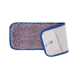 Flat Mop Head - Microfibre Nano (P) Grey & Blue Col Bind 43cm
