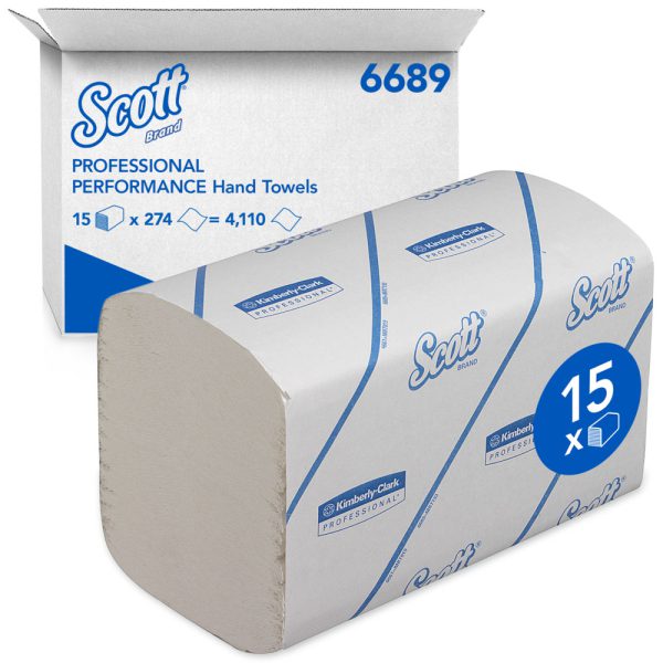 Scott Hand Towels Multifold - White 6689